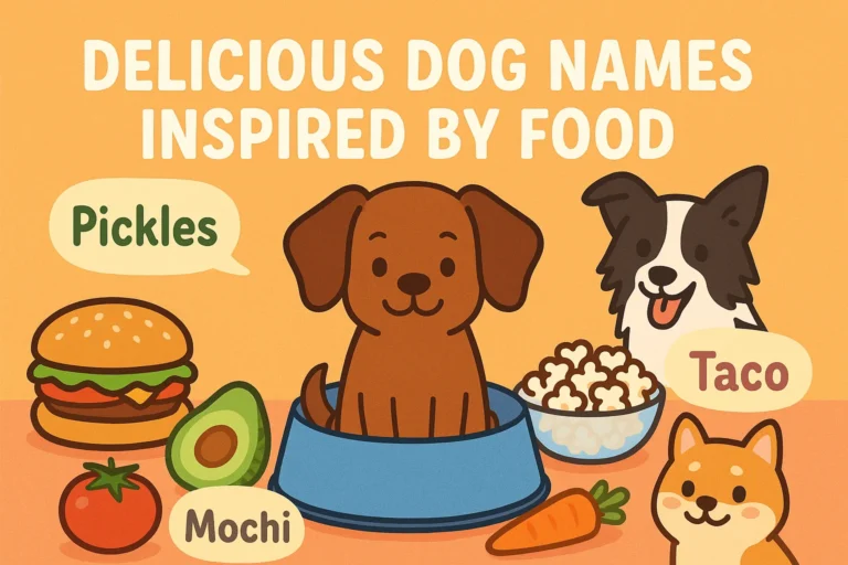Food-Inspired Dog Names That Sound Delicious